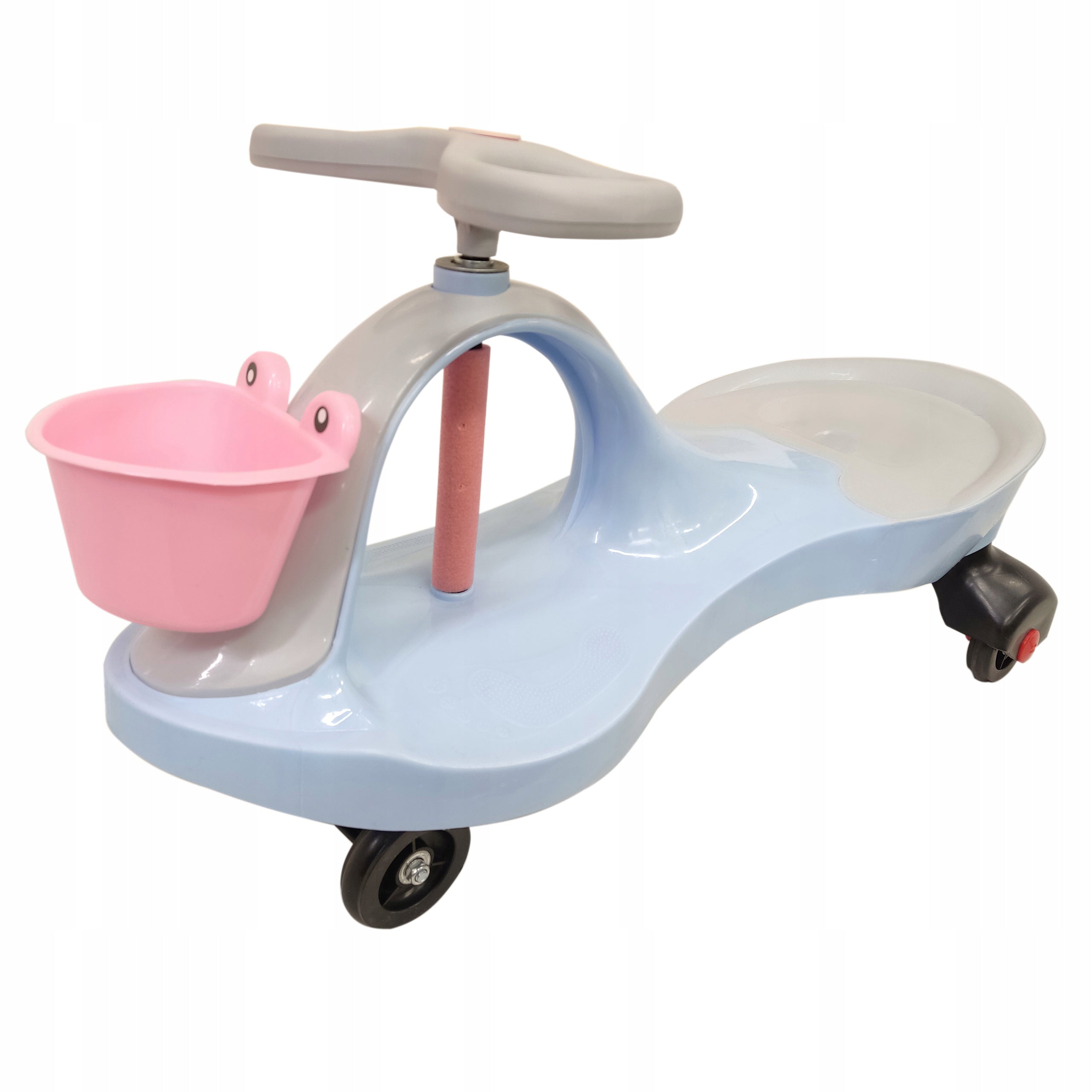 Masinuta pentru copii gravitationala, Zola, Swing car, directie 360°, cosulet, greutate maxima suportata 60 Kg, albastra Masinuta pentru copii gravitationala, Zola, Swing car, directie 360°, cosulet, greutate maxima suportata 60 Kg, albastra